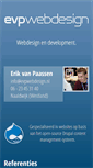 Mobile Screenshot of evpwebdesign.nl